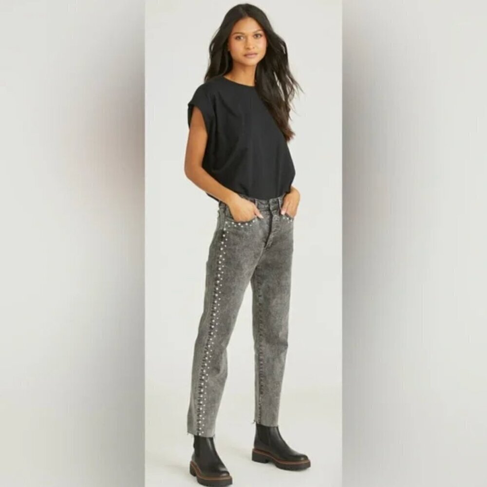 Driftwood Royce X Blizzard Jeans Size 31 NWT Studded Straight Leg